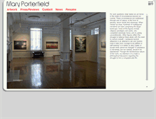 Tablet Screenshot of maryporterfield.com